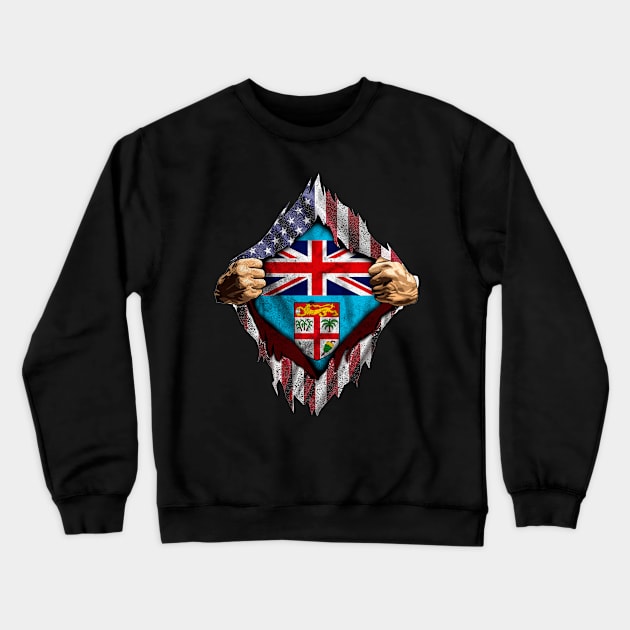 American Grown Fijian Roots Crewneck Sweatshirt by Dailygrind